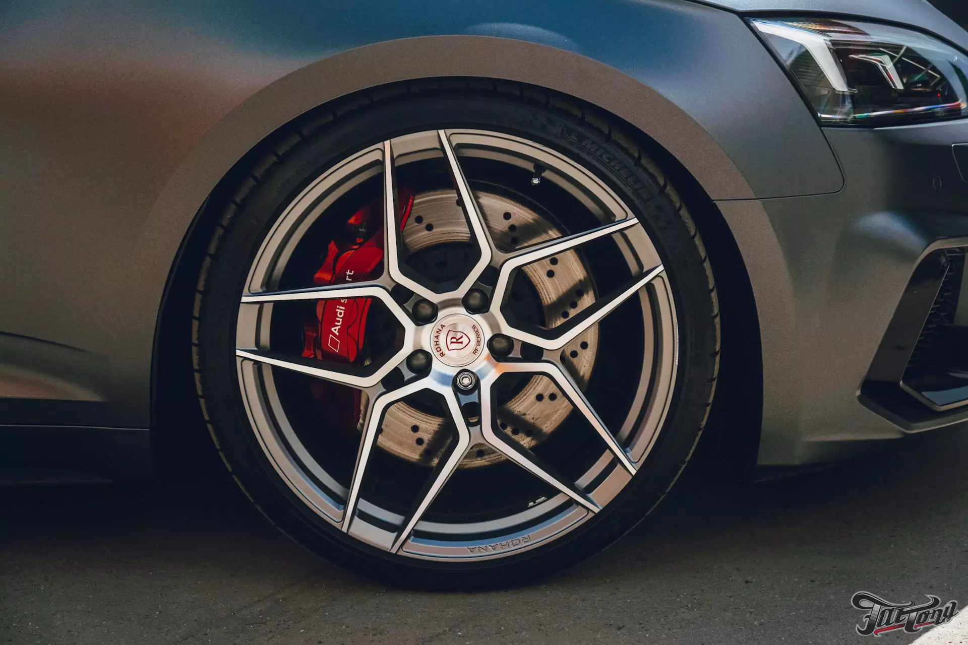 Audi A5. Оклейка кузова в винил. Окрас суппортов. Керамика
